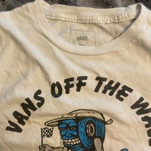 White Vans Tee